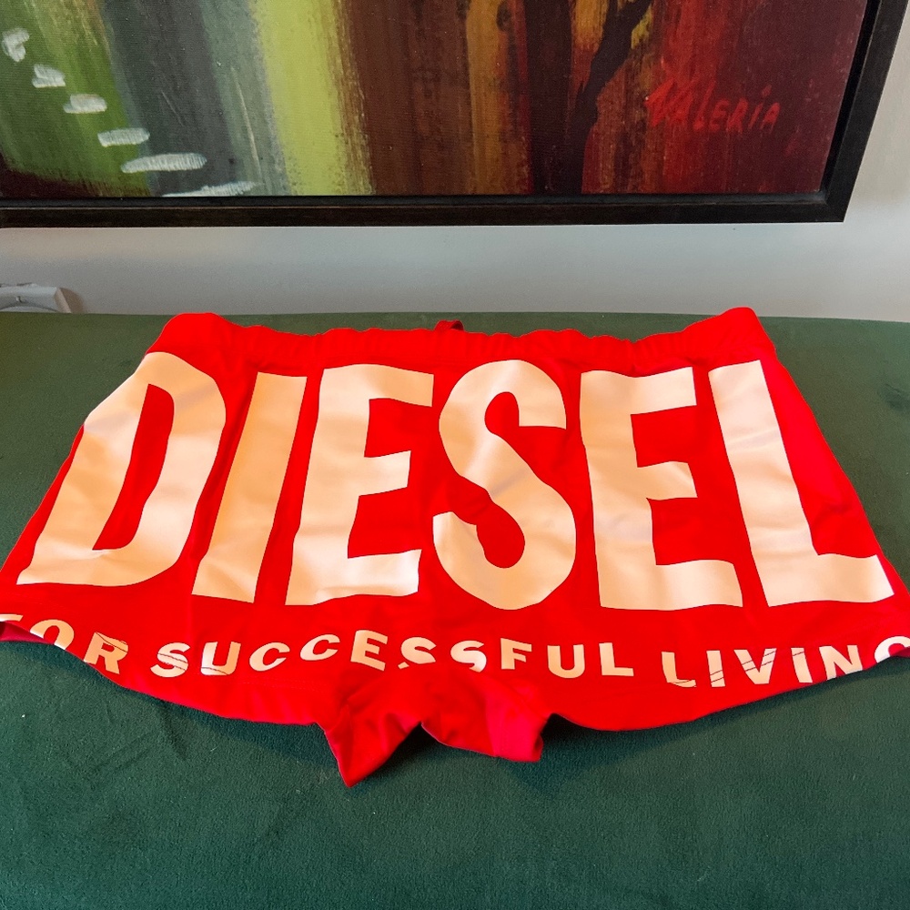 🆕 DIESEL Men’s Square Cut Bathing Suit